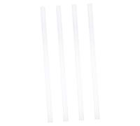 LIFKOME 4pcs PVC Hard Tubes Unbreakable Round Craft Tubing Outer High Temperature Resistant Dust Collection Pipe for Aquarium Medical Construction Indoor Advertising Use