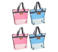 LIFKOME 4pcs Quick-Dry Portable Mesh Shower Organizer Bag with Zipper Lightweight Travel Tote for Beach Gym Camping College Dorm Bathroom Storage
