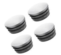 LIFKOME 4pcs Reflective Rubber Post Caps for Fence Posts Weatherproof Protective Covers for Guard Bars and Traffic Barrier Columns Smooth Surface Easy to Install