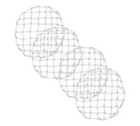 LIFKOME 4pcs Round Well Cover Safety Nets Polyester Anti-Fall Protective Mesh for Sewage and Drainage Wells Child and Garden Safety Fall Prevention