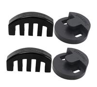 LIFKOME 4pcs Rubber Viola Practice Mute for Small Viola and Violin, Claw round Style, Gentle Sound for Night Practicing and Practicing Sessions