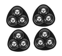 LIFKOME 4pcs Self-adhesive Mini Casters Ball Bearings Steel and Abs Wheels for Storage Bins Kitchen Appliances and Trash Cans Smooth Swivel Mobility Floor-protecting Rolling Bases