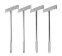 LIFKOME 4pcs Sign Holder Rod High Placards Rod Display Hand Stainless Steel Plastic User-friendly Not Easy to Deform and Break for Sports Meetings and Victory Parades