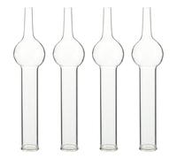 LIFKOME 4Pcs Single Ball Drying Tubes Chemistry Lab Equipment for School Teaching and Experiments Practical Classroom Supplies for Middle and High School Science