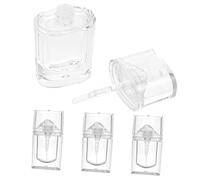 LIFKOME 4Pcs Travel Lip Gloss Tubes Empty Lip Oil Bottles for DIY Makeup Refillable Lip Gloss Containers with Smooth Surface for Hydrating Lips the Go