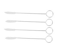 LIFKOME 4pcs Treble Mute Stick Piano Repair Tool with Metal Fork and Round Handle Professional High Voice Mute Clamp for Accurate Piano Tuning Lightweight and Portable Accessories for