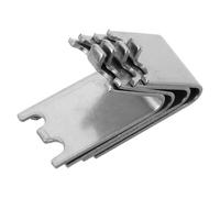 LIFKOME 4pcs Universal Refrigerator Shelf Clips Metal Support Clamps for Freezer Cooler Shelf Hooks Replacement Sturdy Support for Fridge Storage and Organization