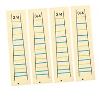 LIFKOME 4pcs Violin Fretboard Note Stickers Transparent Finger Guide for Beginners Position Markers Easy Practice Accessories for Violins
