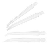 LIFKOME 4pcs Water Flosser Tips Replacement for Oral Irrigator with Material, Dental Flosser Replacement Heads for Precision Cleaning and Thorough Cleaning, for Daily Oral Care