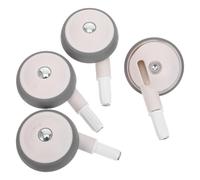 LIFKOME 4pcs Wheels Replacement Silent Swivel Wheels for Stroller Walker for Toys for Boy Girl Carriage