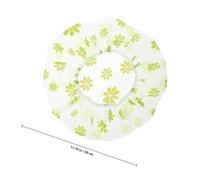 LIFKOME 4pcs Women Shower Caps for Long Hair Peva Single Bath Hats with Decorative Dot Pattern Lightweight Bathing and Sauna Caps in Blue Red Green and Purple