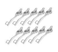LIFKOME 5 Pairs Double Layer Zipper Pulls for Suitcase Zip Replacement Explosion Single Lock Design Durable DIY Repair Tabs for Luggage Backpacks Travel Bags
