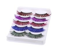 LIFKOME 5 Pairs Faux Eyelashes Lightweight Natural Look Fake Lashes for Daily Party Makeup Supplies Simulated Vivid False Eyelashes