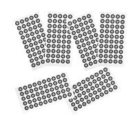 LIFKOME 5 Sheets High Reflective Tear-resistant Scanner Marker Points Reference Film Dots for Accurate Scanning Lightweight and Portable Tracking Stickers for Various Surfaces
