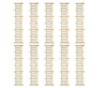 LIFKOME 50 Scale Miniature Wood Fence Set for Model Village Landscaping, Decorative Micro Landscape Border Fence for Dollhouse and Fairy Garden Scenes