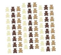 LIFKOME 500pcs Bear Shaped Confetti Three Colors Vibrant Shower Decorations for Gender Neutral Bear Themed Celebrations for Sprinkle and First Birthday