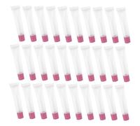 LIFKOME 50pcs 15ml Lip Gloss Tubes Empty Lip Balm Containers DIY Cosmetic Squeeze Tubes with Pink Cap and Travel Use