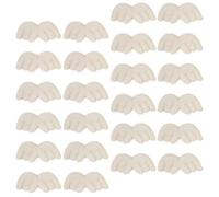 LIFKOME 50pcs Angel Wing Patches, Plush Iron-on or Sew-on Appliques, White Decorative DIY Accessories for Socks, Wedding and Engagement Crafts