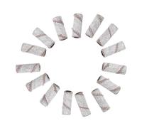 LIFKOME 50pcs Fine Grit Sanding Bands for Nail Drill Mini White Grit Nail File Bands and Polishing Suitable for Manicure and Pedicure Use