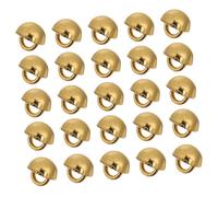 LIFKOME 50pcs Mini Metal Shank Buttons Antique Bronze Dome Fasteners for DIY Sewing Crafts Zinc Alloy Mushroom Style Decorative Buttons for Doll Clothes and Stuffed Animals
