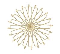 LIFKOME 50Pcs P Shaped Metal Pins for Badges Durable Safety Clasp Pins Bulk Pack Natural Finish German Craftsmanship Resistant to Corrosion for DIY Crafts Clothing