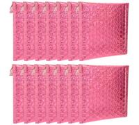 LIFKOME 50pcs Self Seal Bubble Mailers Pouches with Cushioning and Strong Adhesive, Pet Aluminum Foil Film Material, for Shipping and Mailing Small Business Packages