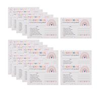 LIFKOME 50pcs Student Behavior Rewards Cards Paper Motivational Classroom Communication Tools with Easy to Write on Space for Messages Suitable for Preschool Parent Collaboration