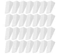 LIFKOME 50Pcs Triangular Makeup Sponges Wedge Cosmetic Applicators for Face Powder and Skincare Dry and Wet Use Portable Soft Elastic Beauty Tool