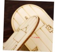LIFKOME 50pcs Unpainted Wooden Fairy Doors for DIY Crafting Laser-Engraved Plaque Ornaments Premium Wood Cute Miniature Home and Garden Decor for Staining and Painting Projects