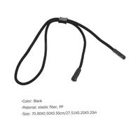 LIFKOME 5Pcs Adjustable Eyeglasses Cords with Hanging Mask Straps Non-slip Glasses Chains for Reading Sunglasses Prescription Frames Black Reusable Lanyards