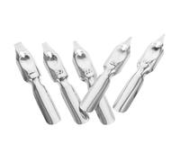 LIFKOME 5Pcs Calligraphy Dip Pen Nibs Oblique Fountain Pen Tips for Writing Painting Signing Suitable for Beginners Artists