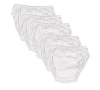 LIFKOME 5Pcs Disposable Cotton Underpants for Men XXL White Use Soft Breathable Underwear for Travel Hygiene