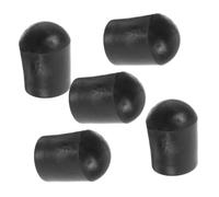 LIFKOME 5pcs Double Bass Endpin Rubber Stopper, Non-slip End Pin Protector Caps for Upright Bass Sturdy Rubber Tips, Practical Instrument Accessories for Orchestral Use
