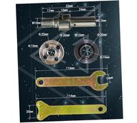 LIFKOME 5Pcs Electric Drill Angle Grinder Conversion Connecting Rod Kit Manual Drill Adapter for Cutting Polishing Grinding Compatible with Models