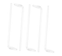 LIFKOME 5pcs Glass Cell Spreader Rods Laboratory Tool with End for Uniform Coating and Microbiology Experiments Compact Lightweight