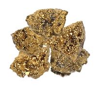 LIFKOME 5pcs Natural Irregular Pyrite Stones Collectible Specimens for Home Decor Photography Props Stone Jewelry Charms Teaching Materials
