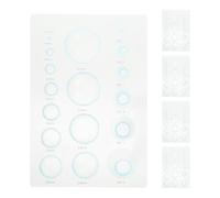 LIFKOME 5pcs Plastic Quilling Mold Set 3-Row Spherical Paper Quilling Tools Easy Operation for Handmade Crafts and DIY Decorations