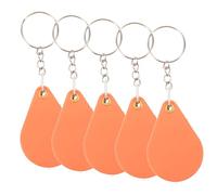 LIFKOME 5pcs Portable Mini Magnifying Glass Keychain Reading Magnifier for Jewelry Keyring Accessory Folding and Compact Size