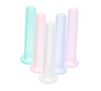 LIFKOME 5pcs Premium Silicone Cupping Cups for Eye Therapy Vacuum Facial Massage Tools for Enhanced Circulation Anti-aging Benefits Versatile Acupressure Cupping