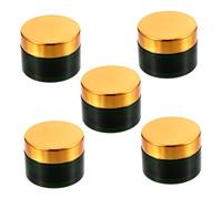 LIFKOME 5pcs Refillable Face Cream Eye Cream Bottle Squeeze Bottles for Travelling Toiletry