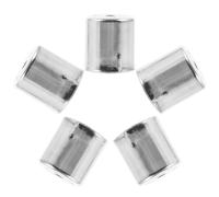 LIFKOME 5pcs Replacement Cap for Microwave Ovens Universal Cover for over Chrome Easy Install