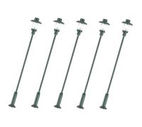 LIFKOME 5pcs Scale Green Village Street Lamp for DIY Sand Table Landscape Decoration Wear-resistant Mini Garden Lights for Mini House and Outdoor Scenes