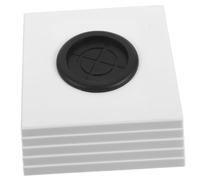 LIFKOME 5pcs Type Cable Wall Plate with Rubber Grommet Dustproof Outlet Cover for Home and Commercial Use Blank Panel for Electrical Socket Wire Pass Through