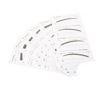 LIFKOME 6 pcs Disposable Eyebrow Stencil Kit for Women Precise Makeup Templates with Multiple Shapes Skin-safe and Compact Brow Stickers for Easy Saving Eyebrow Shaping
