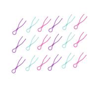 LIFKOME 60 Pcs Plastic Bobbin Clips Sewing Thread Clamps Bobbin Clamp Organizer for Home DIY Sewing Durable Thread Holders Prevent Breakage Suitable for Spools Includes Green Pink Purple