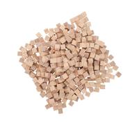 LIFKOME 600pcs Unfinished Solid Wood Cubes Natural Pine Square Blocks for Arts and Crafts DIY Painting Educational Building for Preschool Activities