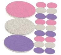 LIFKOME 60pcs Electric Callus Remover Pedicure Sanding Discs with Bearing Storage Box Rough Surface Manicure Grinding Pads for Dead Skin Exfoliation and Nail Trimming Use Foot File