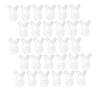 LIFKOME 60pcs Y-shaped Eyelash Brush Tool for Eyelash Extensions Lightweight Plastic Lash Brushes for Professional Use for Lifting and Grafting
