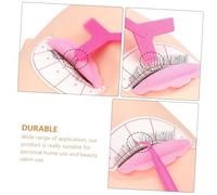 LIFKOME 60Pcs Y-Shaped Eyelash Lifting Tools for Lash Extensions with Smooth Surface Practical Long Handle Safe Plastic Material Multi-Functional Fake Lash Grafting Brushes Random Color