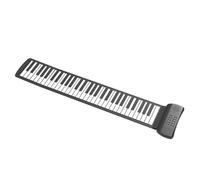 LIFKOME 61 Keys Roll-up Piano Electronic Keyboard, Thickened Food-grade Silicone Foldable Portable Piano for Children and Beginners, Lightweight Travel Music Instrument